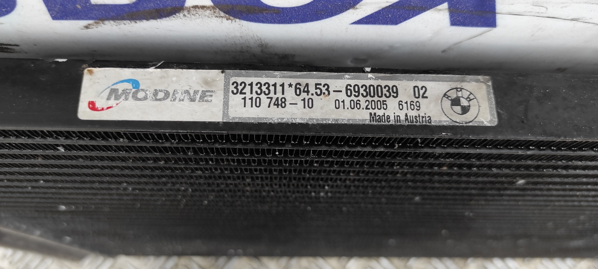 CONDENSADOR / RADIADOR  AIRE ACONDICIONADO BMW SERIE 3 BERLINA (E90) - vista 3