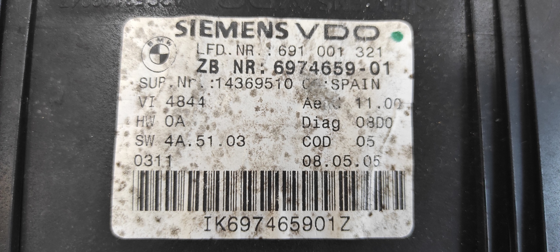 CUADRO INSTRUMENTOS BMW SERIE 3 BERLINA (E90) - vista 6