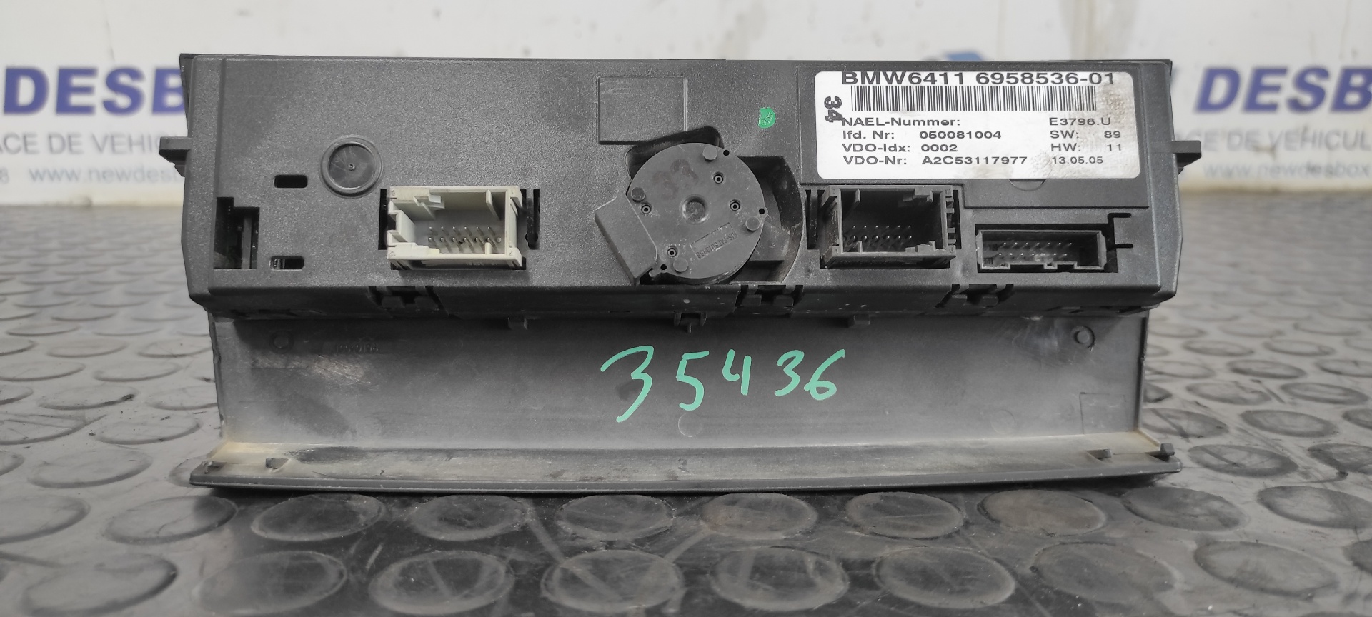 MANDO CLIMATIZADOR BMW SERIE 3 BERLINA (E90) - vista 3