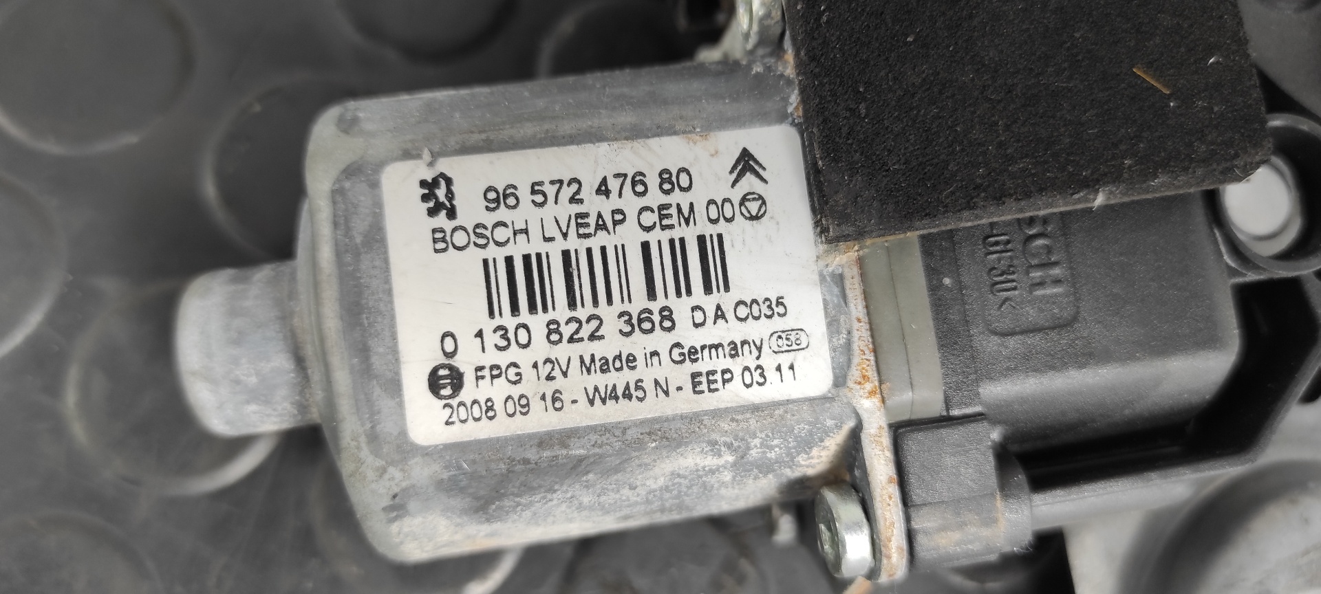 ELEVALUNAS DELANTERO IZQUIERDO PEUGEOT 308 - vista 6