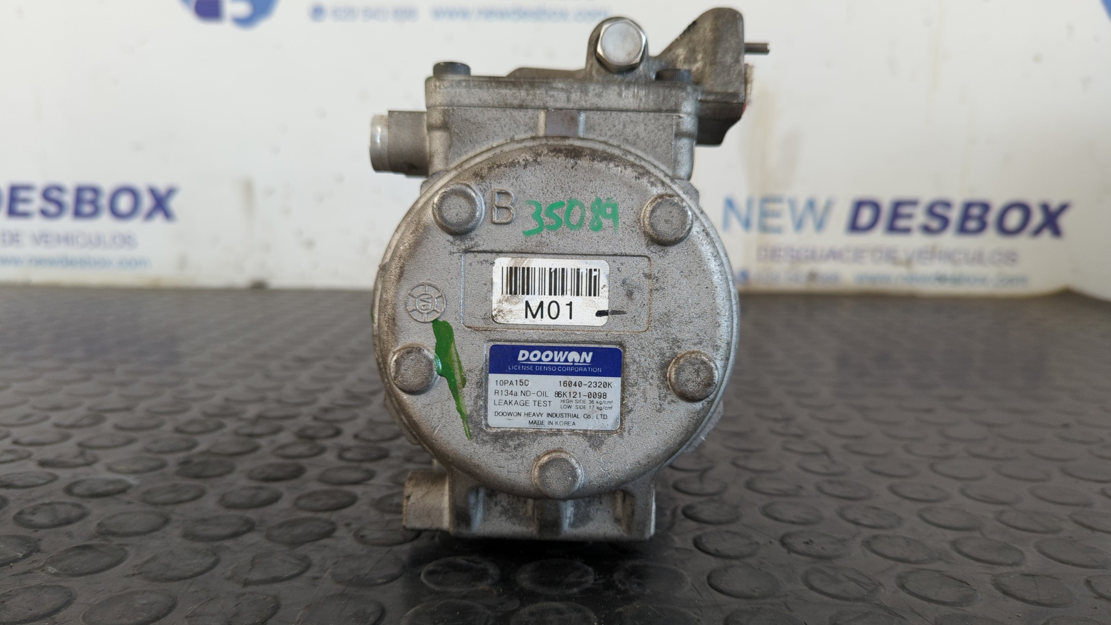 COMPRESOR AIRE ACONDICIONADO KIA SPORTAGE - vista 2