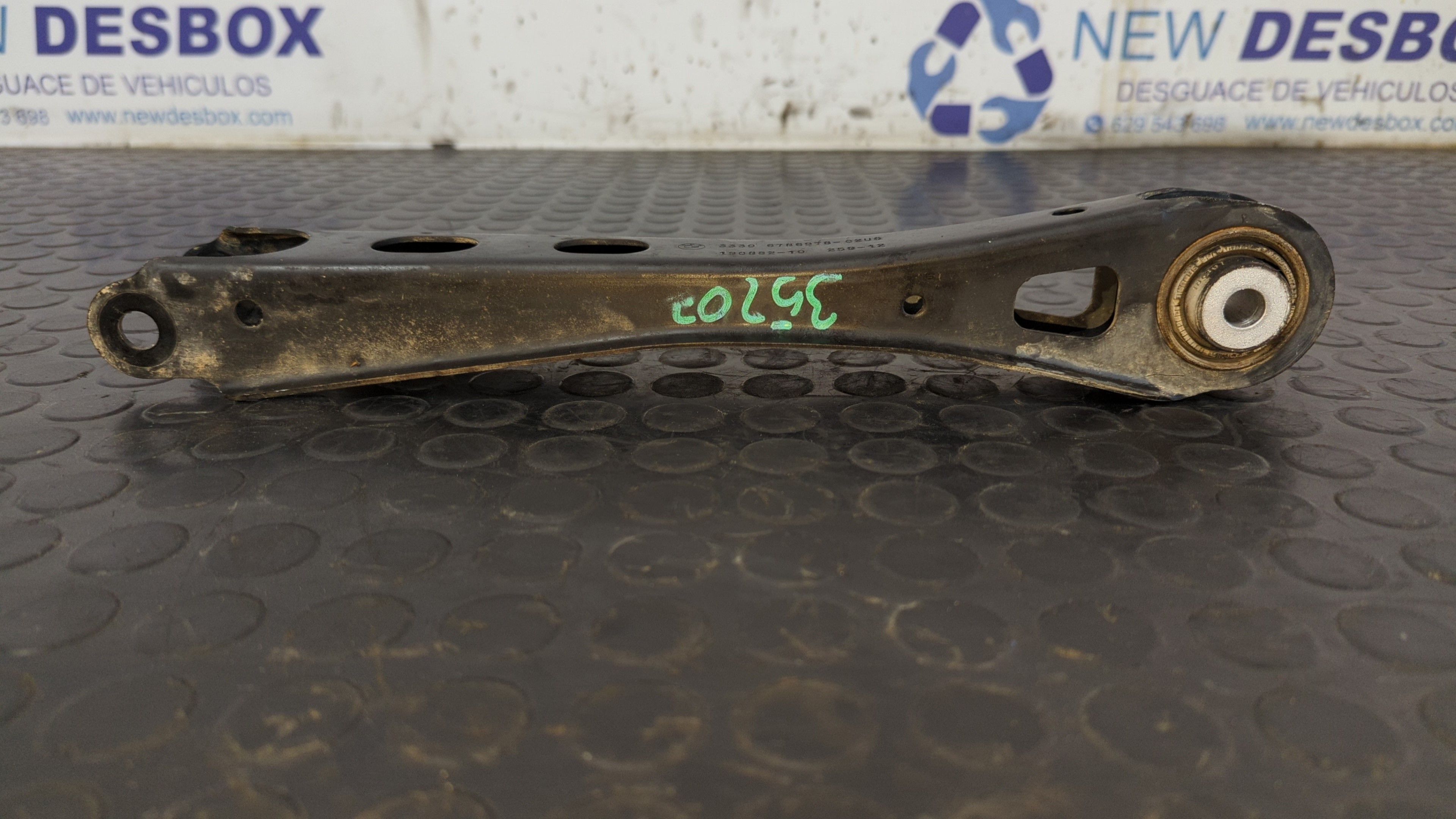 BRAZO IZQUIERDO INFERIOR TRASERO BMW X3 (F25) - vista 7