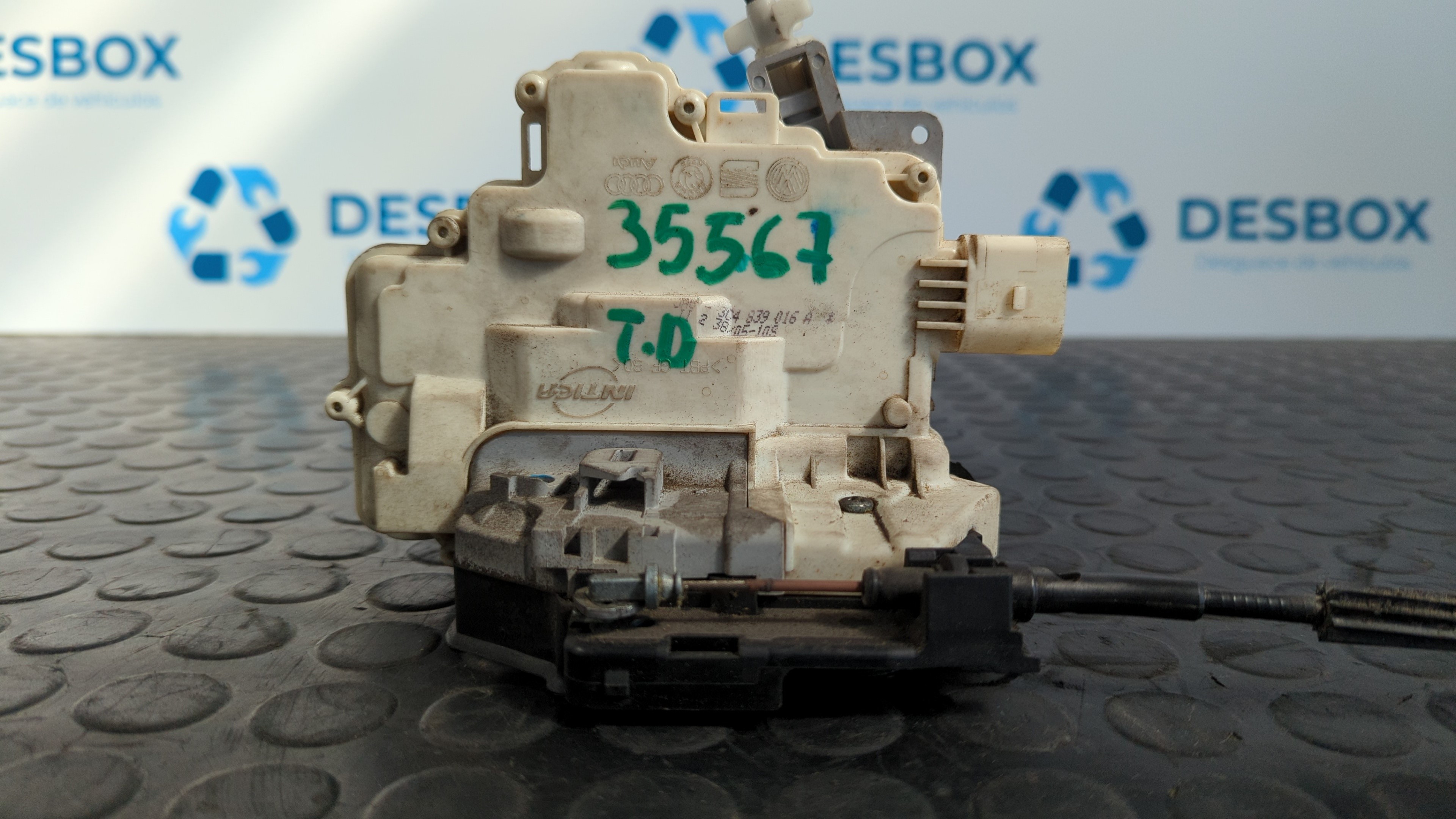 CERRADURA PUERTA TRASERA DERECHA VOLKSWAGEN PASSAT BERLINA (3C2)