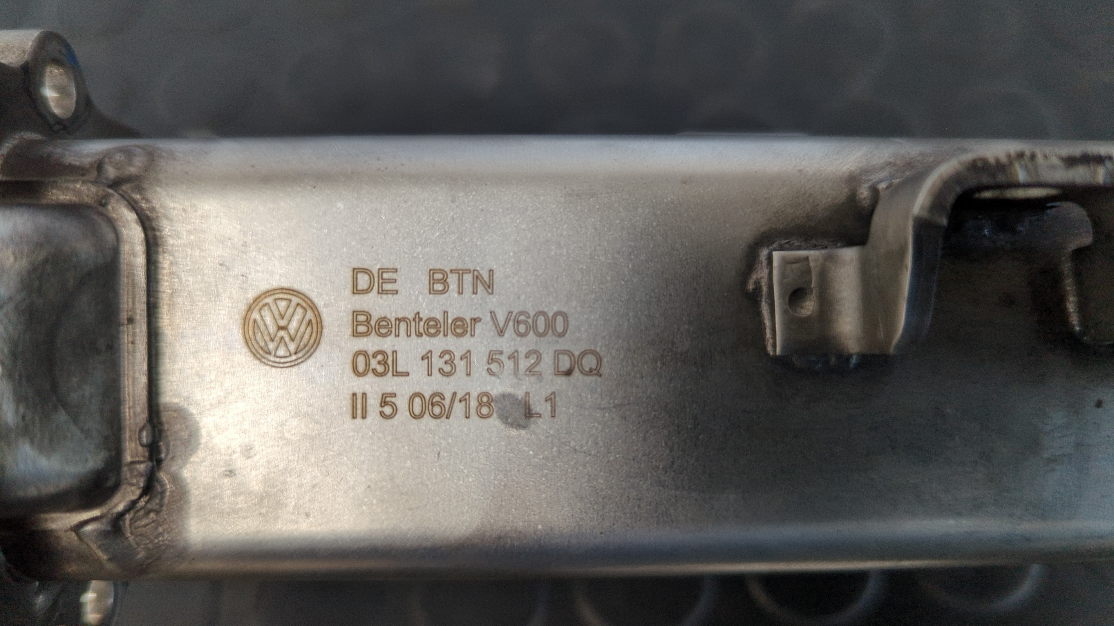 ENFRIADOR EGR AUDI A3 SPORTBACK (8P) - vista 3