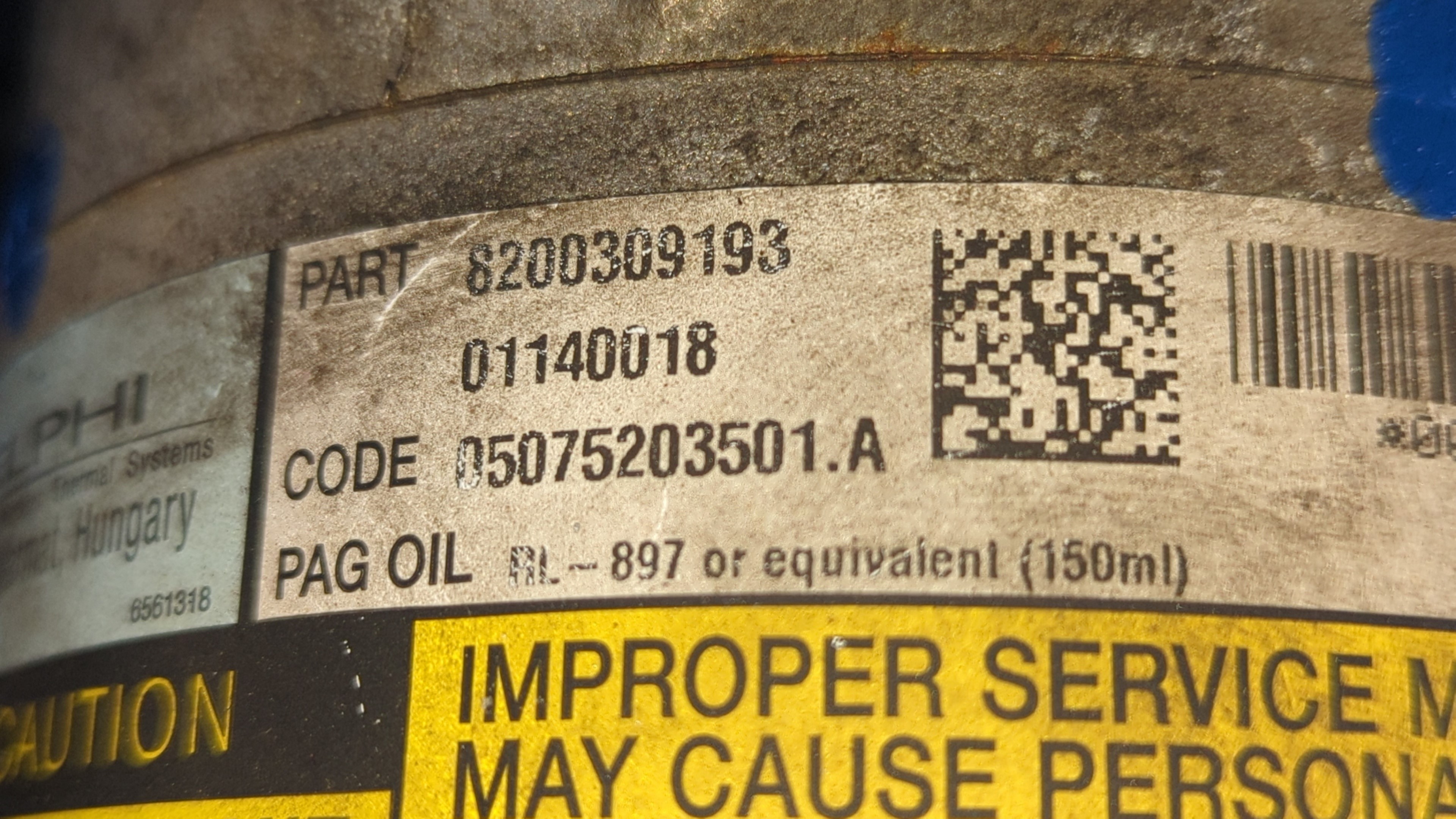 COMPRESOR AIRE ACONDICIONADO RENAULT SCENIC II - vista 4