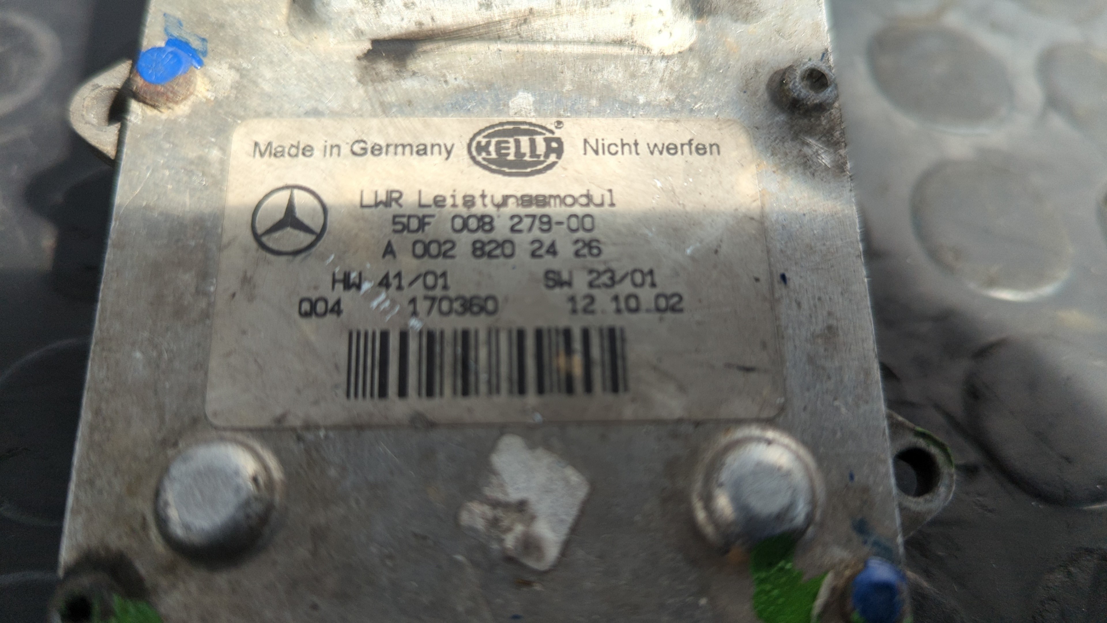 CENTRALITA FAROS XENON MERCEDES-BENZ CLASE E (W211) - vista 3