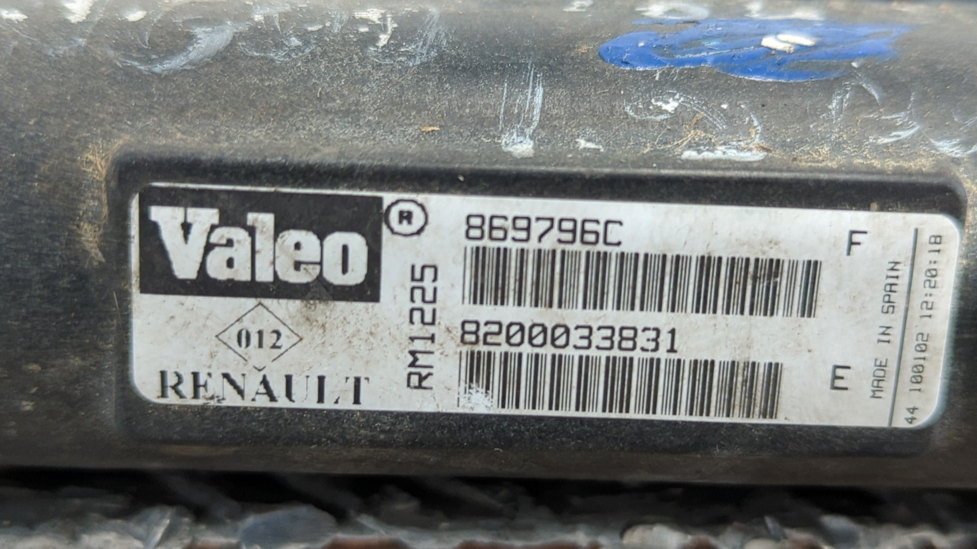 RADIADOR AGUA RENAULT CLIO II FASE II (B/CB0) - vista 4