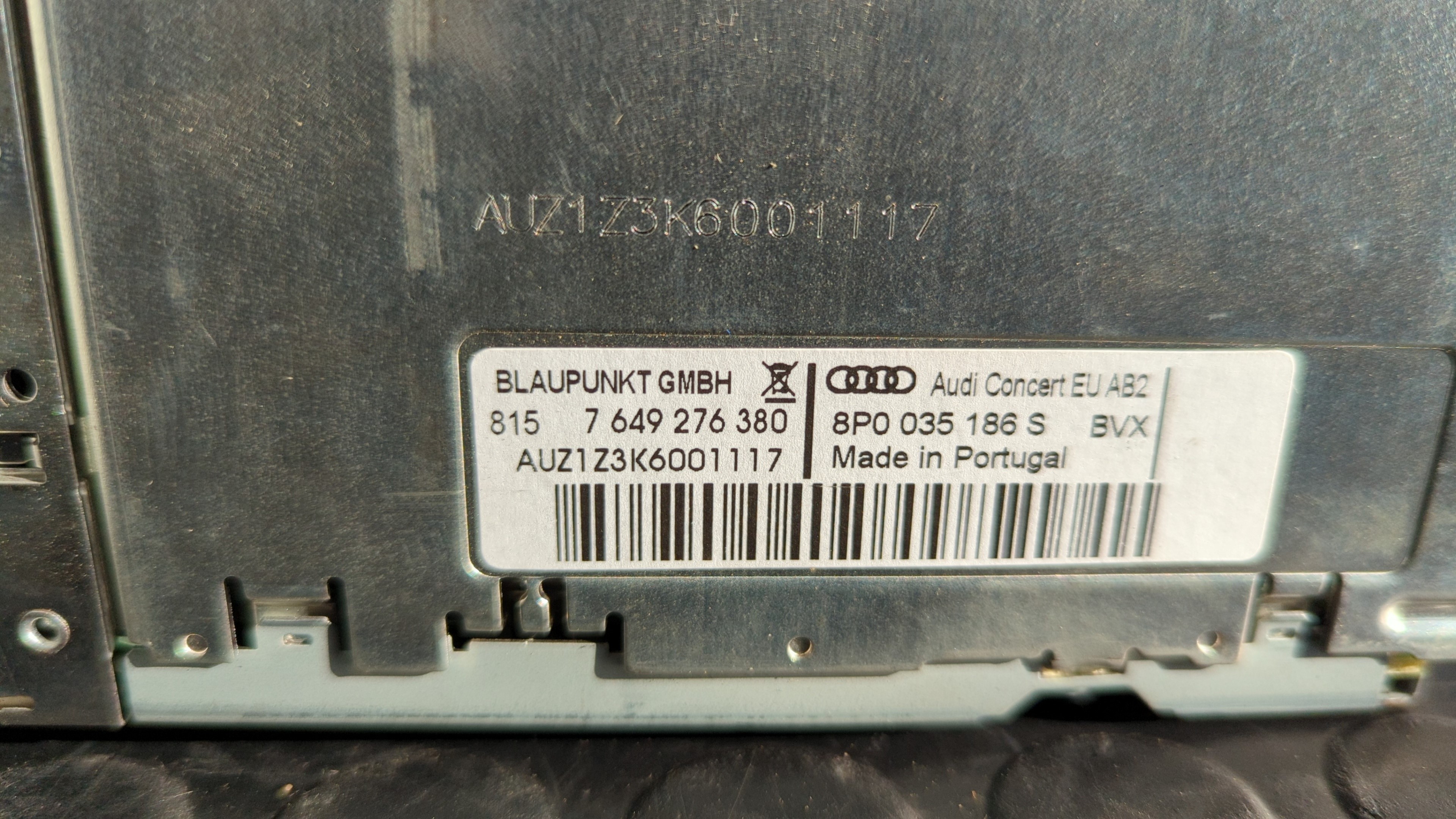 SISTEMA AUDIO / RADIO CD AUDI A3 SPORTBACK (8P) - vista 8