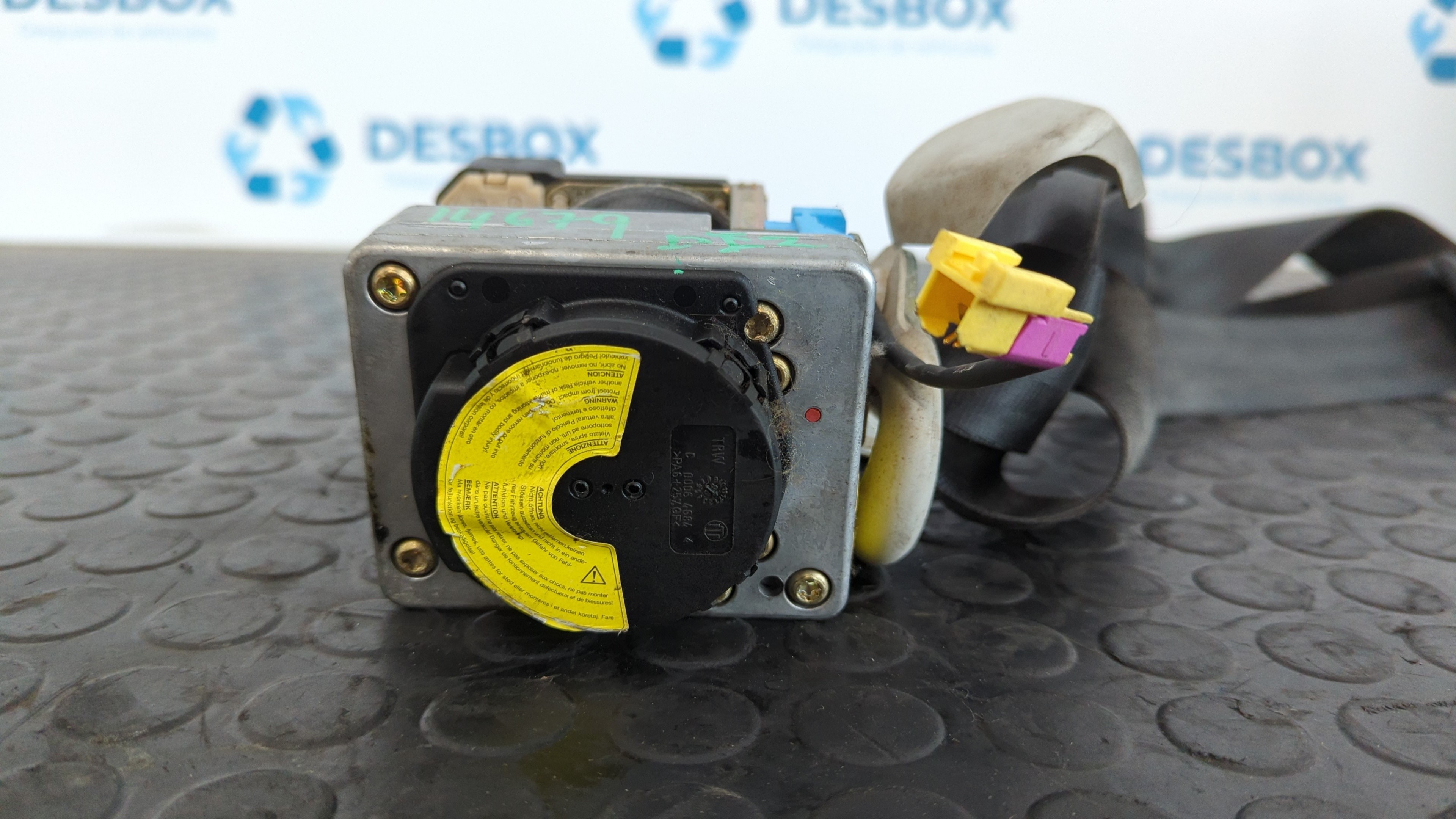 CINTURON DELANTERO IZQUIERDO VOLKSWAGEN NEW BEETLE (9C1/1C1) - vista 3