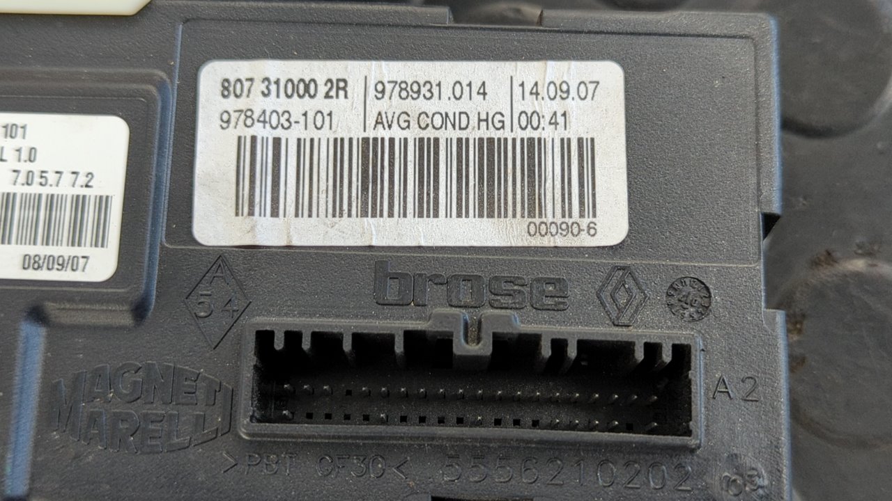 ELEVALUNAS DELANTERO IZQUIERDO RENAULT LAGUNA III - vista 2