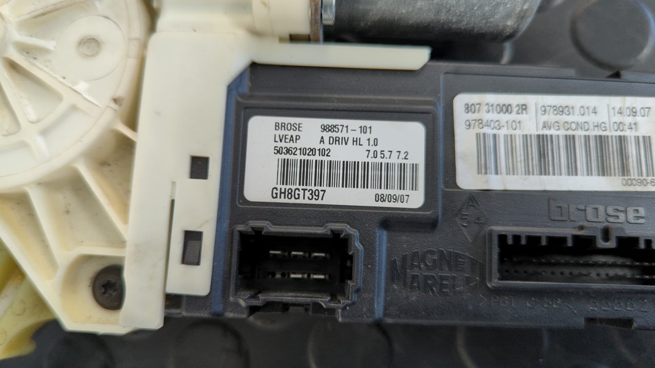 ELEVALUNAS DELANTERO IZQUIERDO RENAULT LAGUNA III - vista 10