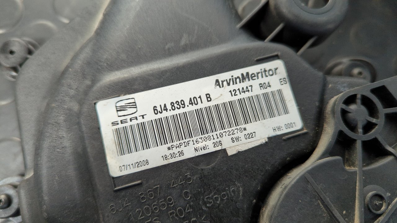 ELEVALUNAS TRASERO IZQUIERDO SEAT IBIZA SC (6J1) - vista 3