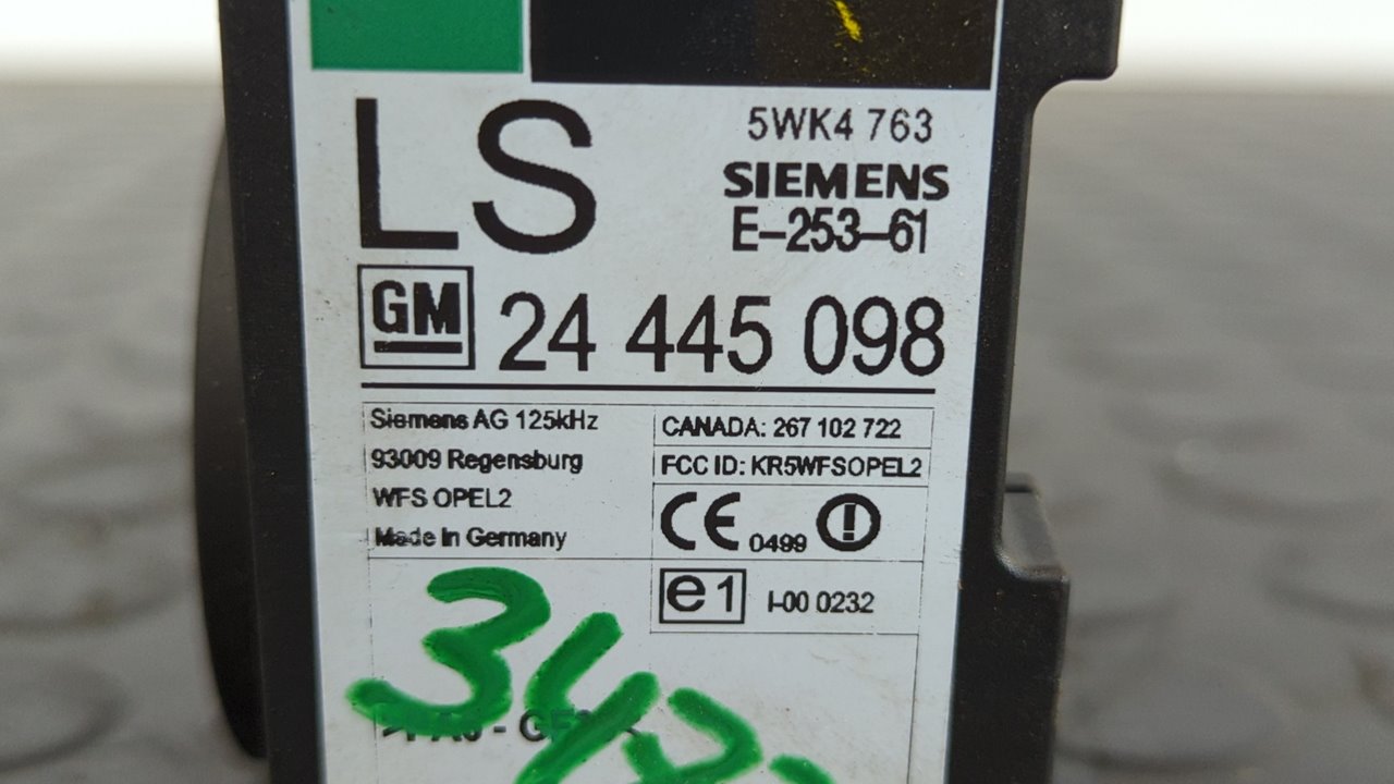 CONMUTADOR DE ARRANQUE OPEL MERIVA - vista 7