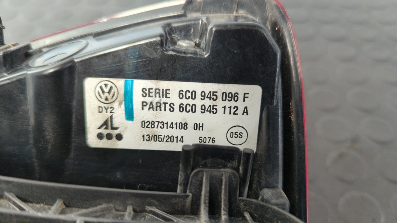 PILOTO TRASERO DERECHO VOLKSWAGEN POLO (6C1) - vista 6