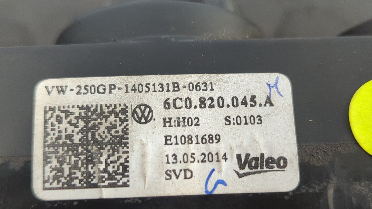 MANDO CALEFACCION / AIRE ACONDICIONADO VOLKSWAGEN POLO (6C1) - vista 2