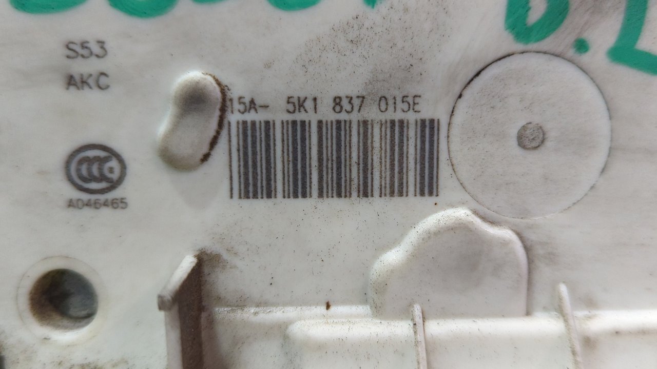 CERRADURA PUERTA DELANTERA IZQUIERDA VOLKSWAGEN POLO (6C1) - vista 2