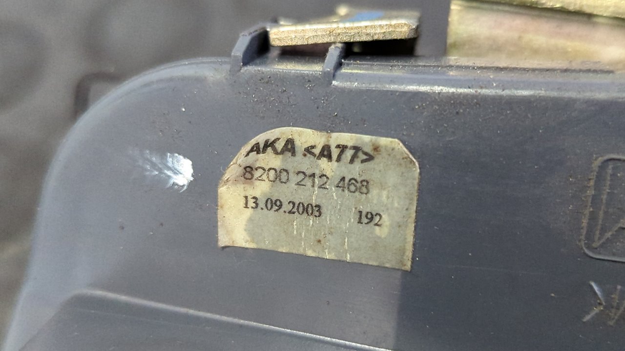 CERRADURA PUERTA TRASERA IZQUIERDA RENAULT MEGANE II BERLINA 3P - vista 3