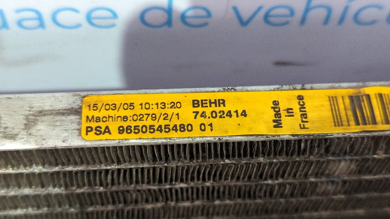 CONDENSADOR / RADIADOR  AIRE ACONDICIONADO CITROEN C4 BERLINA - vista 3