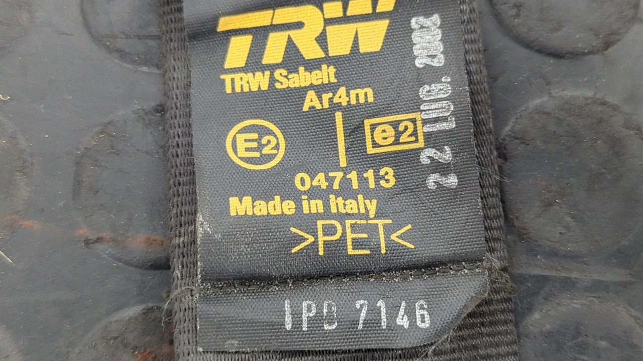 CINTURON DELANTERO IZQUIERDO IVECO DAILY CAJA CERRADA (1999 =>) - vista 4