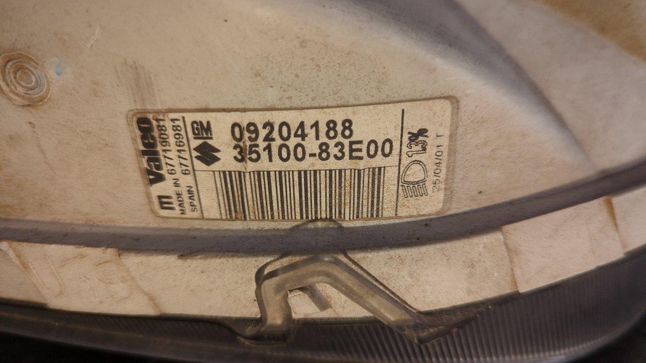 FARO DERECHO OPEL AGILA - vista 4