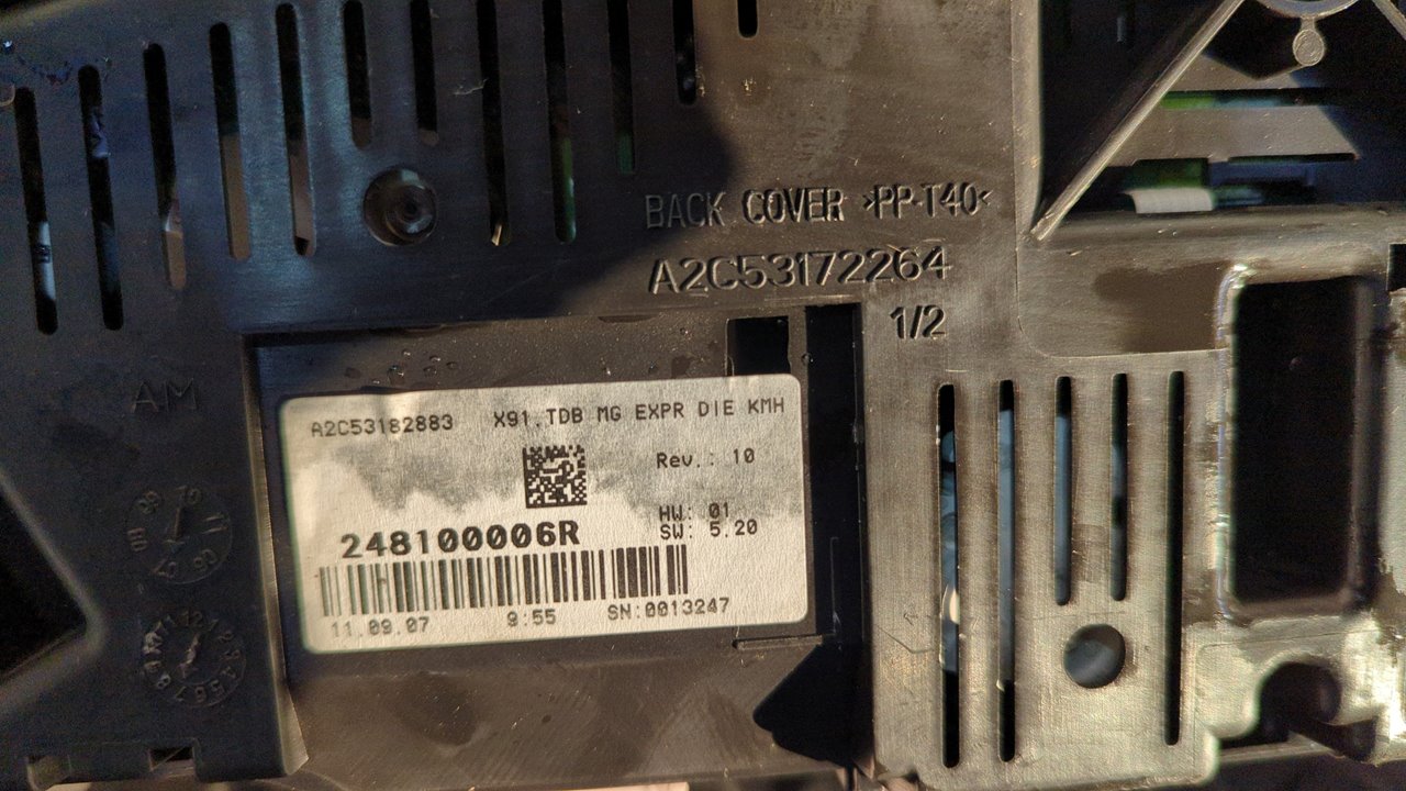 CUADRO INSTRUMENTOS RENAULT LAGUNA III - vista 5