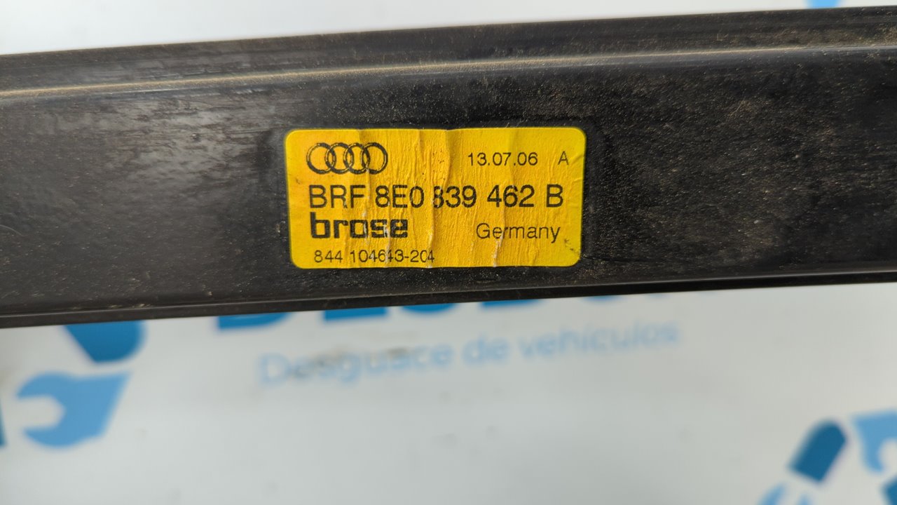 ELEVALUNAS TRASERO DERECHO AUDI A4 BERLINA (8E) - vista 8