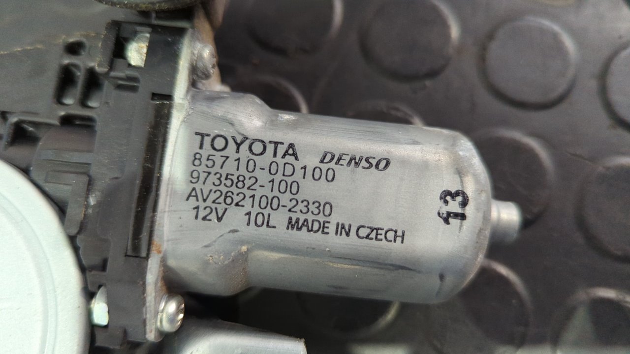 ELEVALUNAS DELANTERO DERECHO TOYOTA AURIS - vista 5