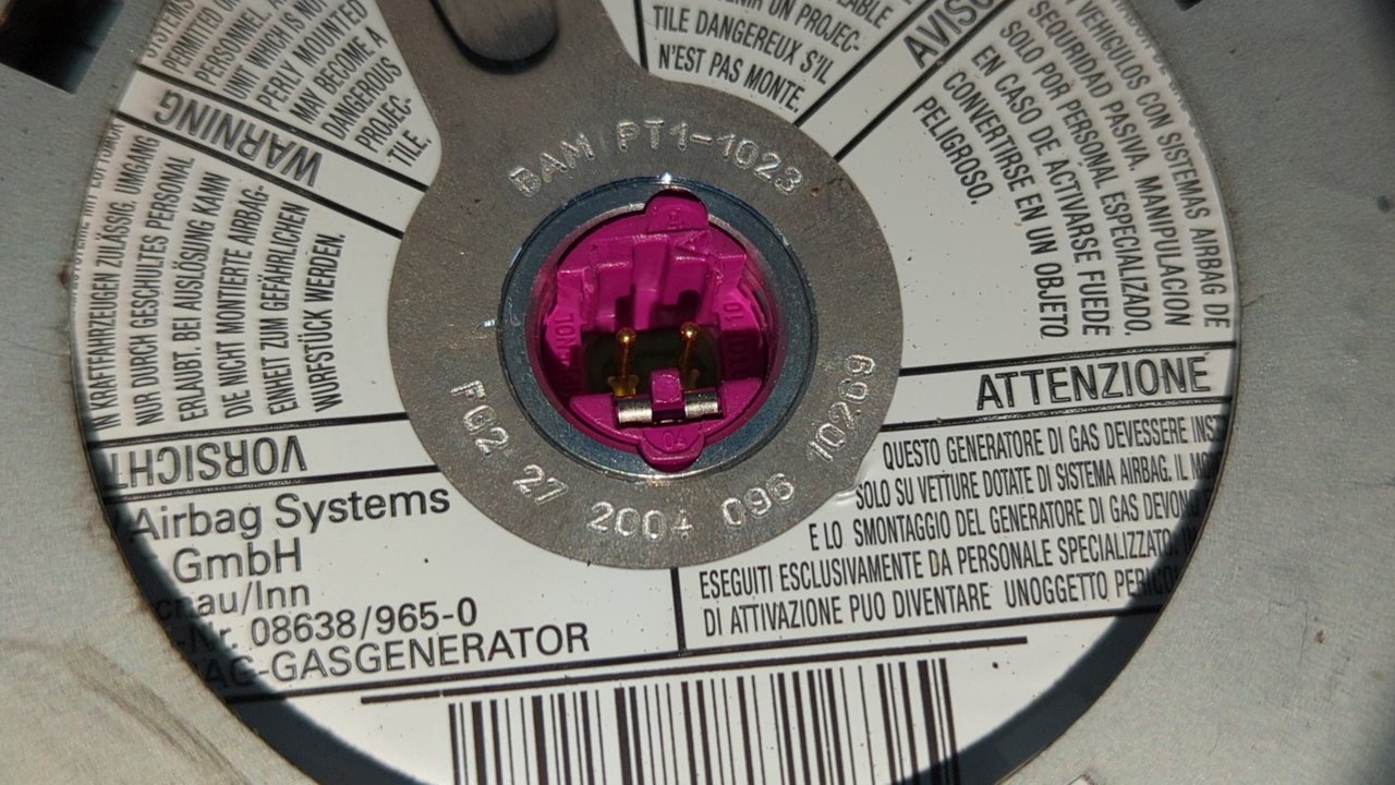 AIRBAG DELANTERO IZQUIERDO VOLKSWAGEN CADDY KA/KB (2K) - vista 2