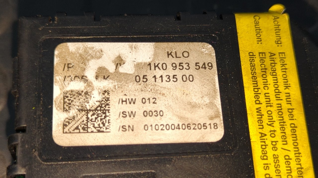 MODULO ELECTRONICO VOLKSWAGEN CADDY KA/KB (2K) - vista 9