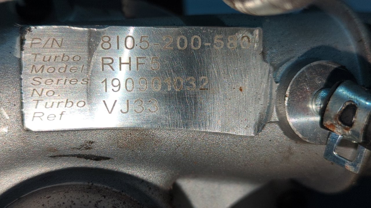 TURBOCOMPRESOR FORD RANGER (EQ) - vista 5