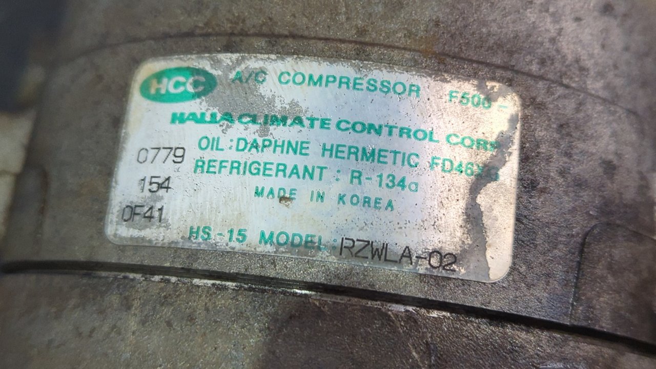 COMPRESOR AIRE ACONDICIONADO FORD RANGER (EQ) - vista 7