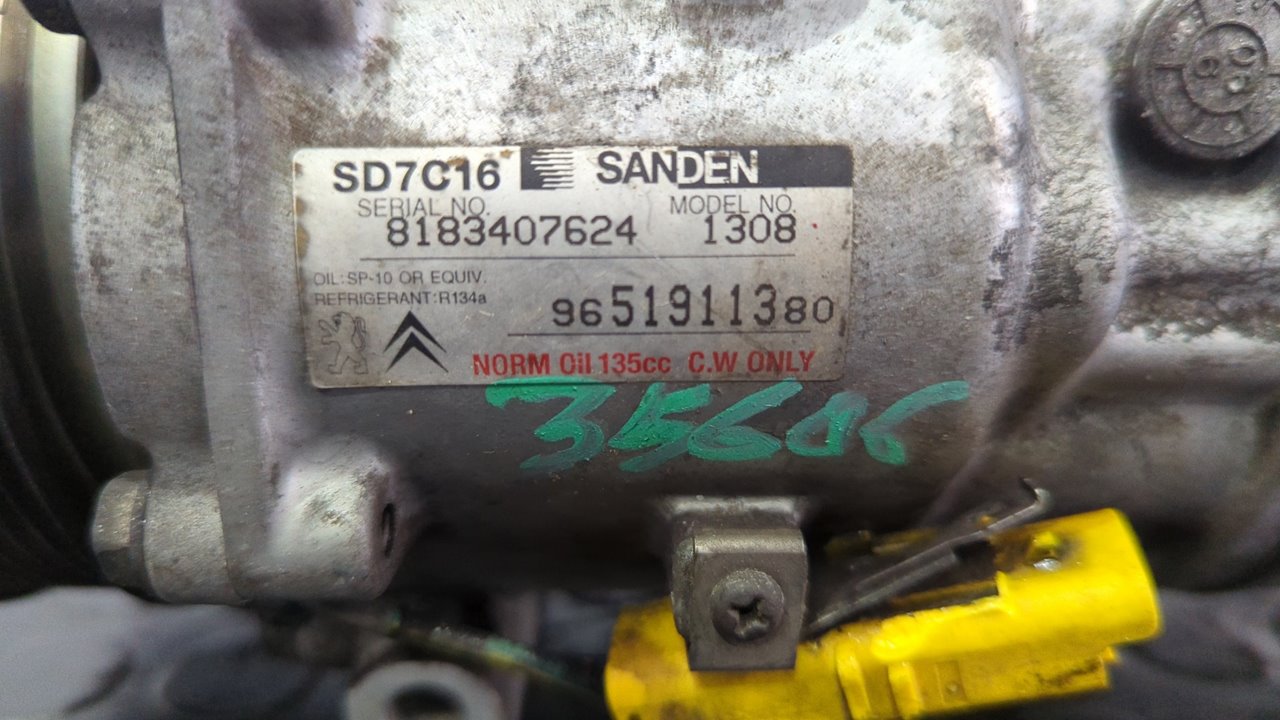 COMPRESOR AIRE ACONDICIONADO CITROEN C4 GRAND PICASSO - vista 5