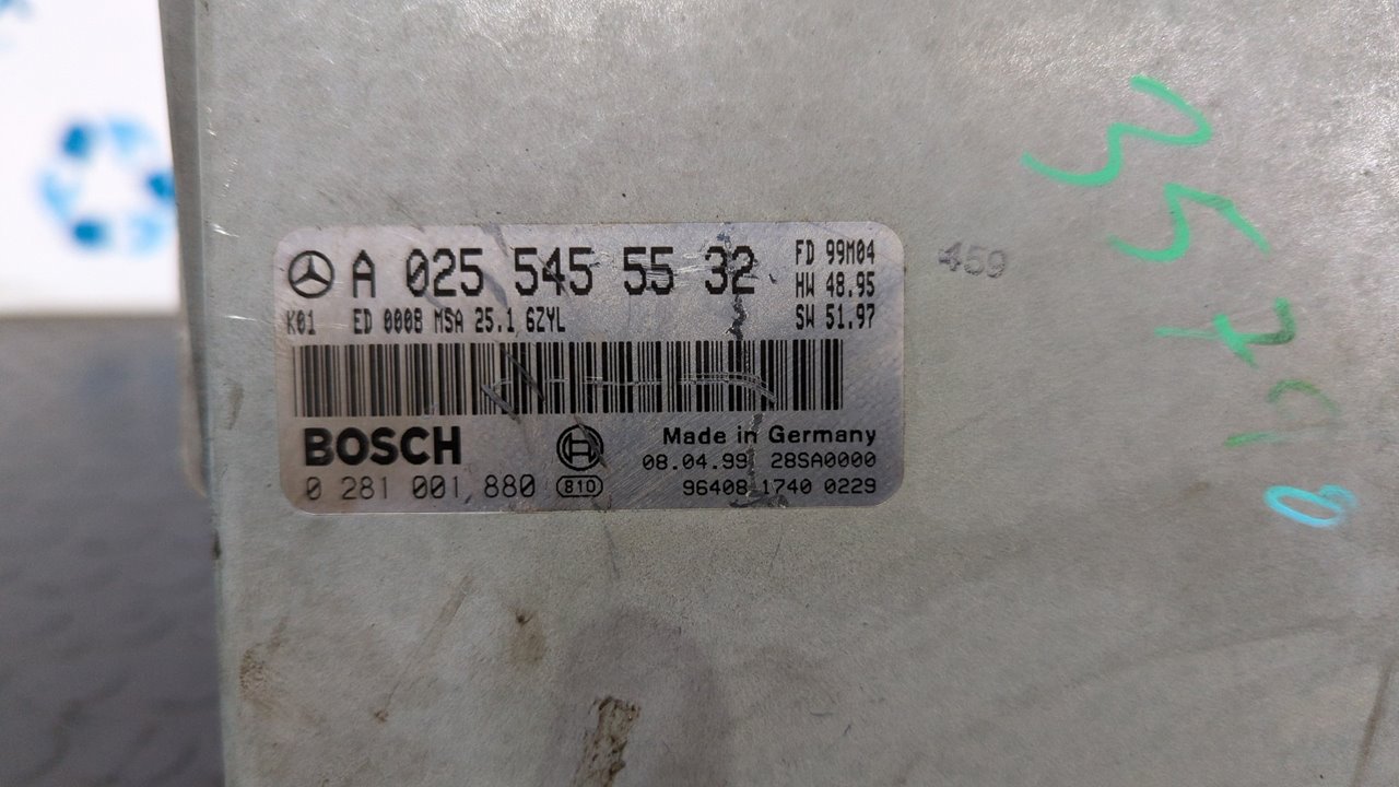 CENTRALITA MOTOR UCE MERCEDES-BENZ CLASE E (W210) BERLINA DIESEL - vista 4