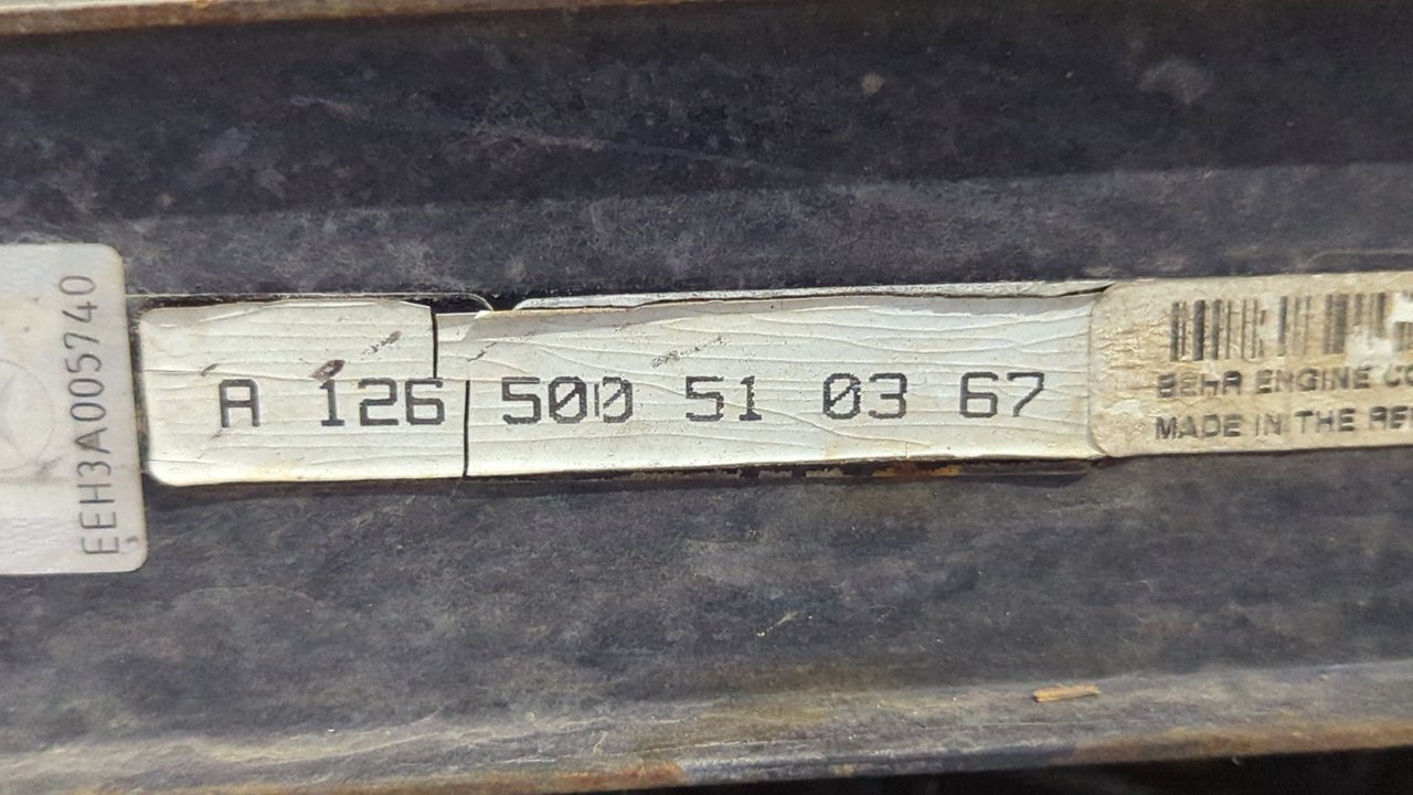 RADIADOR AGUA MERCEDES-BENZ CLASE S (W126) BERLINA+COUPE - vista 5