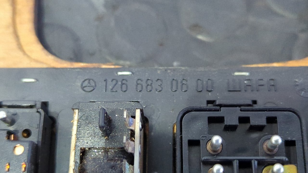 MANDO ELEVALUNAS DELANTERO IZQUIERDO MERCEDES-BENZ CLASE S (W126) BERLINA+COUPE - vista 5