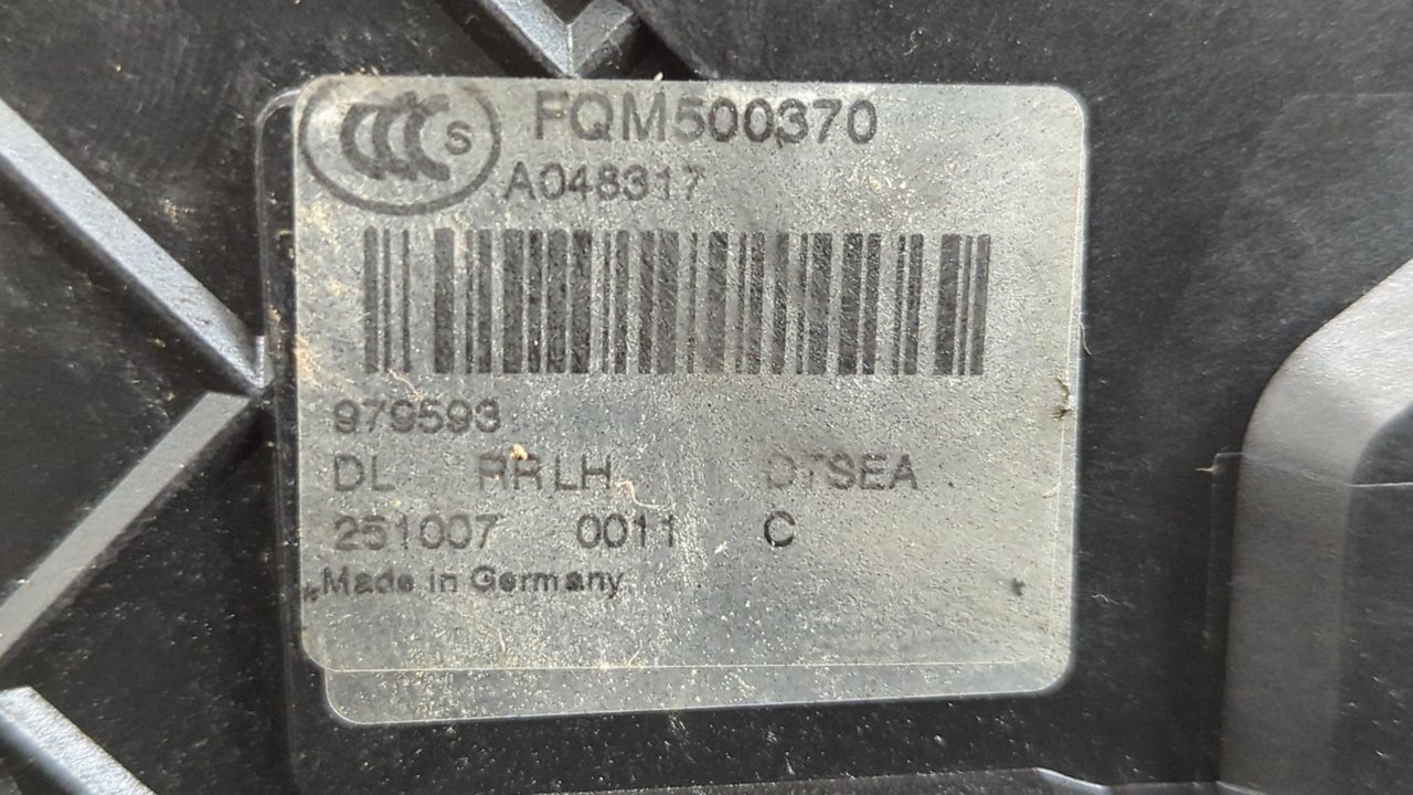 CERRADURA PUERTA TRASERA IZQUIERDA LAND ROVER RANGE ROVER SPORT - vista 3