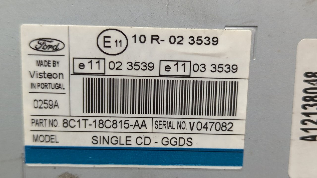 SISTEMA AUDIO / RADIO CD FORD TRANSIT CAJA CERRADA '06 - vista 2