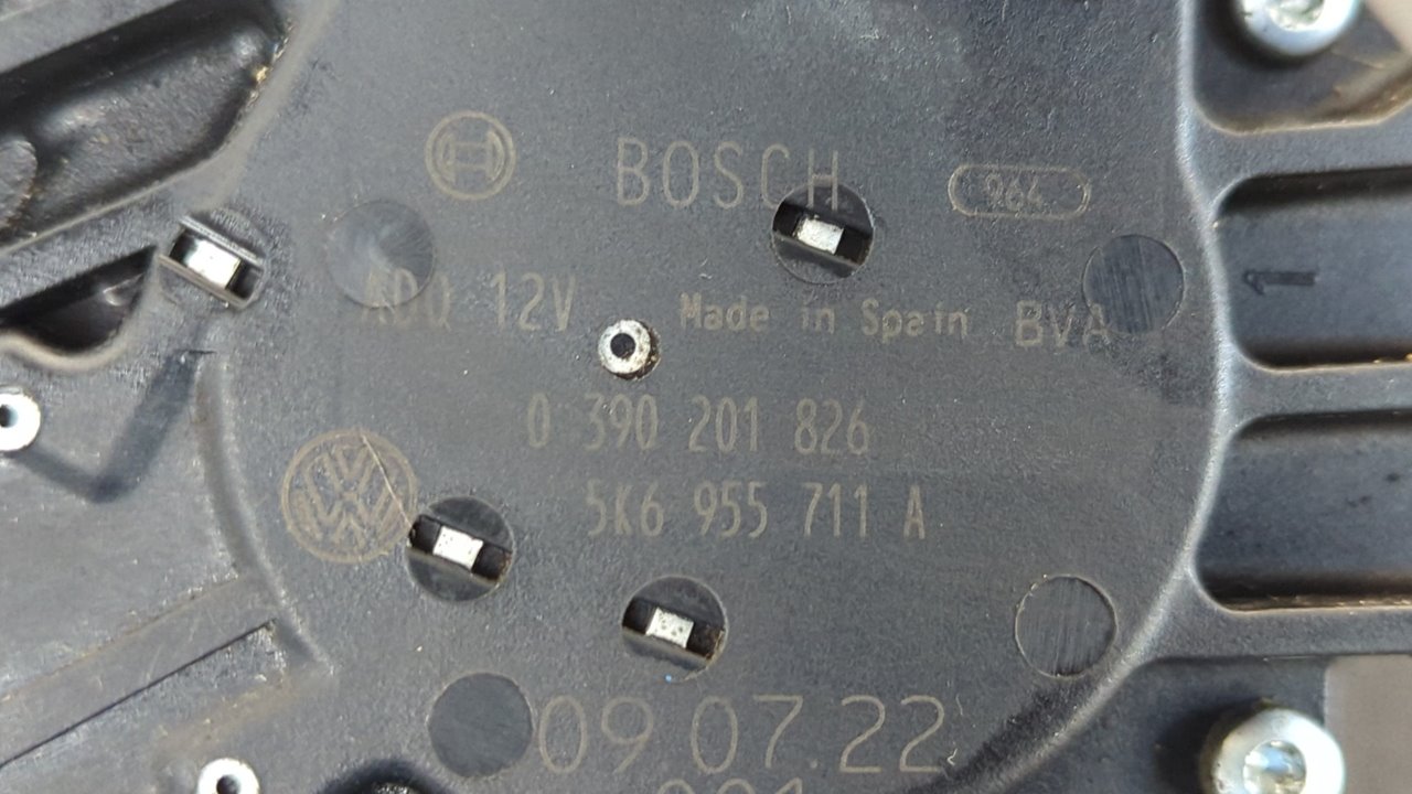 MOTOR LIMPIA TRASERO VOLKSWAGEN POLO (6R1) - vista 4