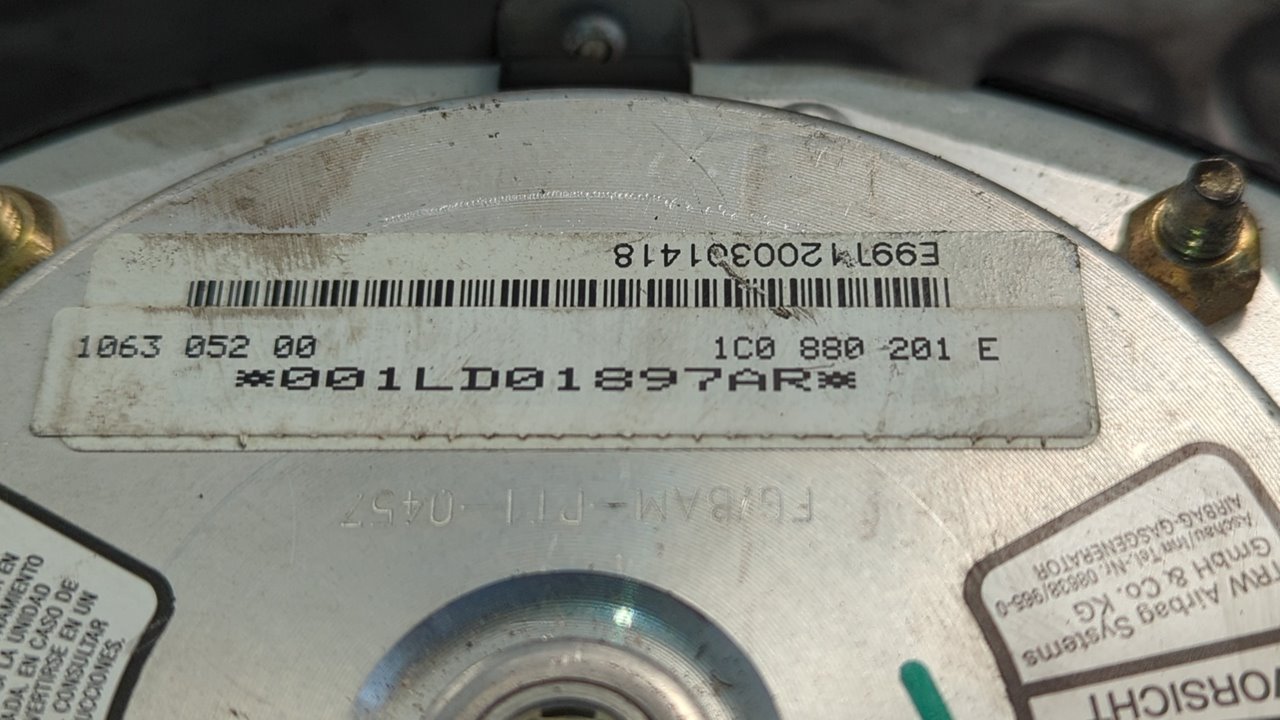 AIRBAG DELANTERO IZQUIERDO VOLKSWAGEN NEW BEETLE (9C1/1C1) - vista 6