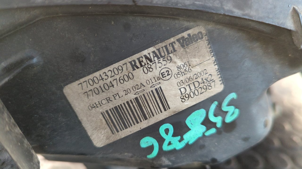 FARO DERECHO RENAULT MEGANE I SCENIC (JA0) - vista 6