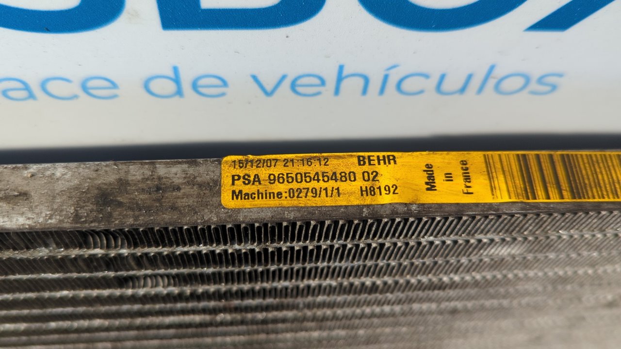 CONDENSADOR / RADIADOR  AIRE ACONDICIONADO PEUGEOT 308 - vista 3