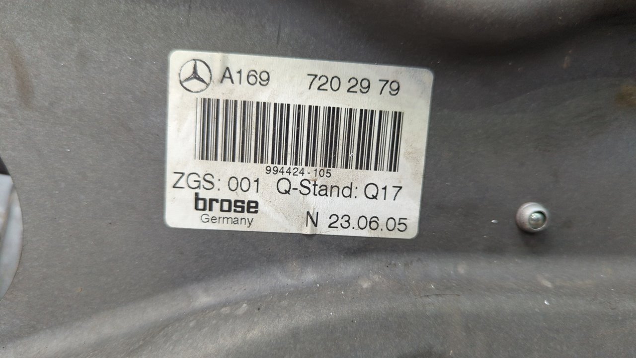 ELEVALUNAS DELANTERO IZQUIERDO MERCEDES-BENZ CLASE A (W169) - vista 7