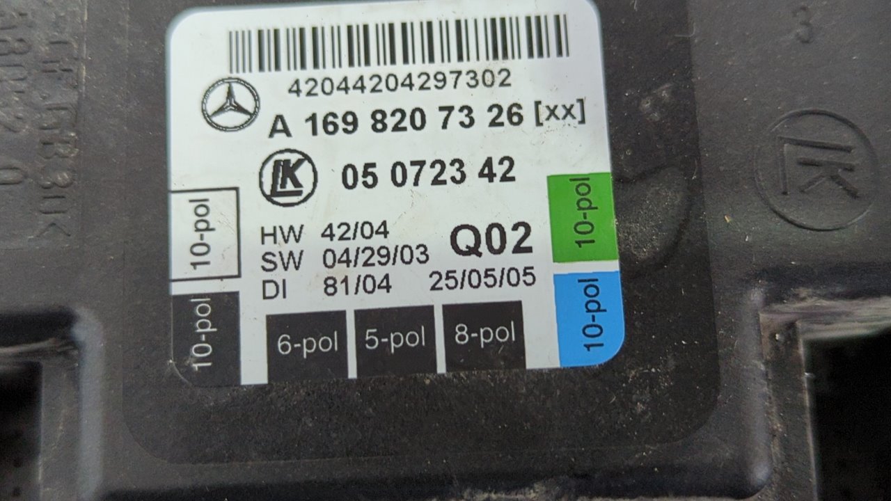 ELEVALUNAS DELANTERO IZQUIERDO MERCEDES-BENZ CLASE A (W169) - vista 2