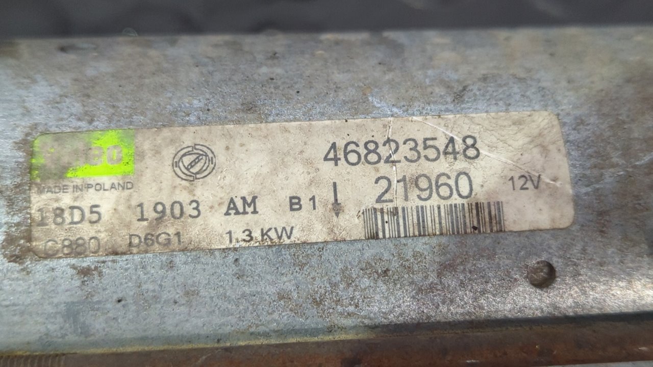 MOTOR ARRANQUE FIAT PUNTO BERLINA (188) - vista 2