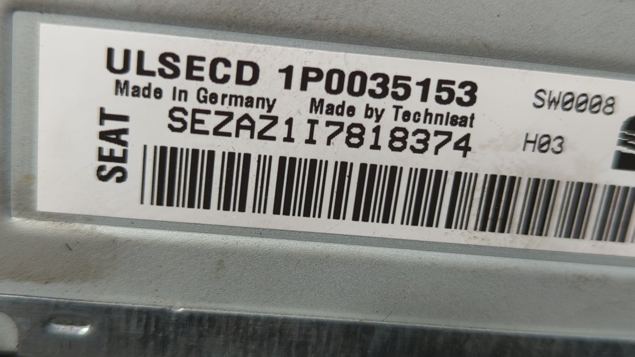 SISTEMA AUDIO / RADIO CD SEAT LEON (1P1) - vista 7