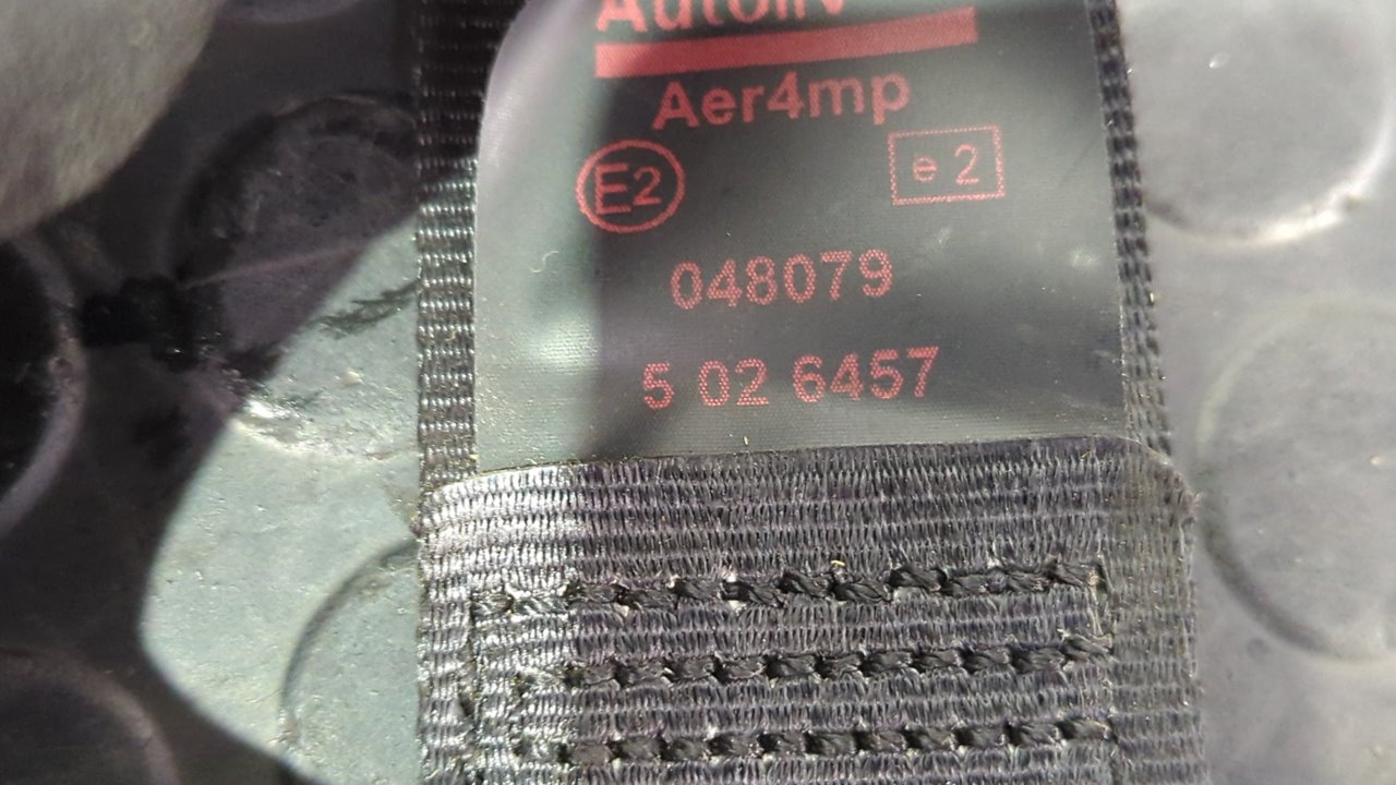 CINTURON DELANTERO DERECHO FIAT SCUDO FURGÓN (272) - vista 2