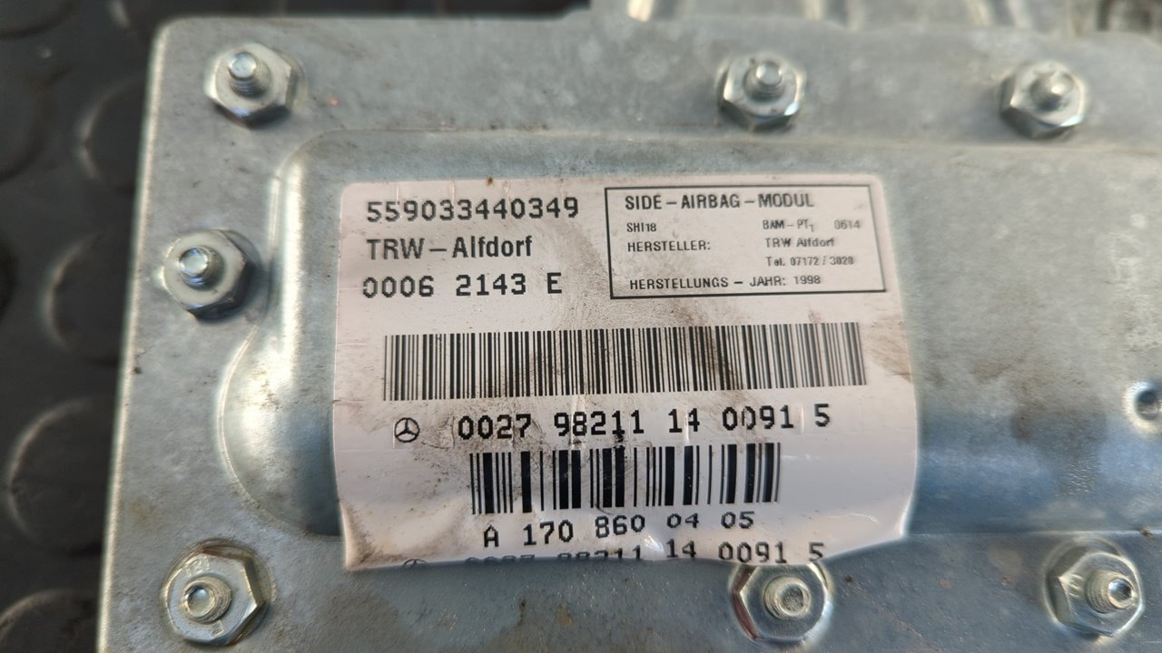 AIRBAG LATERAL DELANTERO DERECHO MERCEDES-BENZ CLASE CLK (W208) COUPE - vista 3