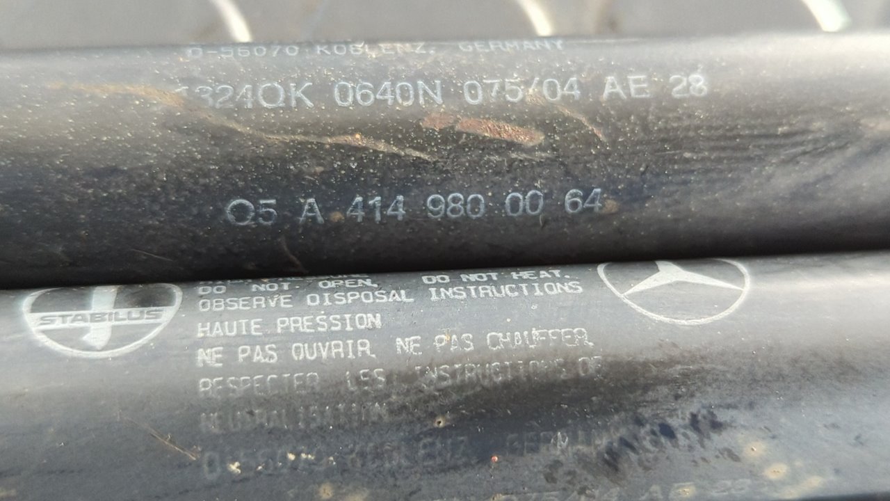 AMORTIGUADORES MALETERO / PORTON MERCEDES-BENZ VANEO (W414) FURGONETA COMPACTA - vista 2