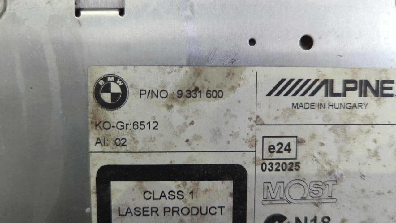 SISTEMA AUDIO / RADIO CD BMW SERIE 4 COUPE (F32) - vista 5