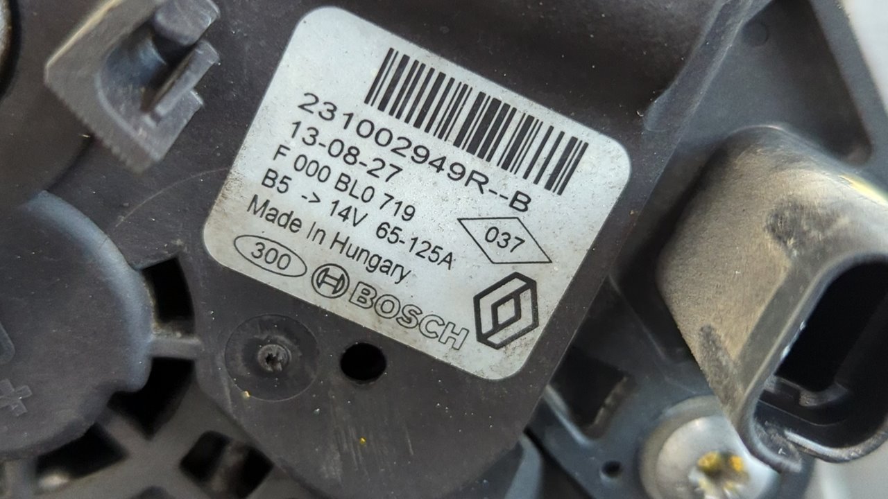 ALTERNADOR DACIA DOKKER - vista 2